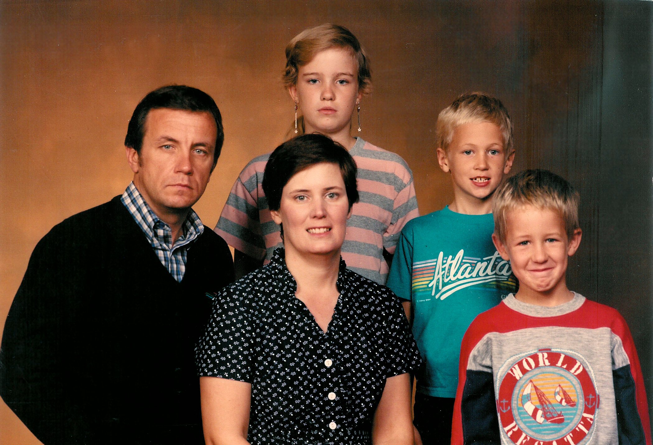 Family portrait. I’m on the far right. October 3, 1987